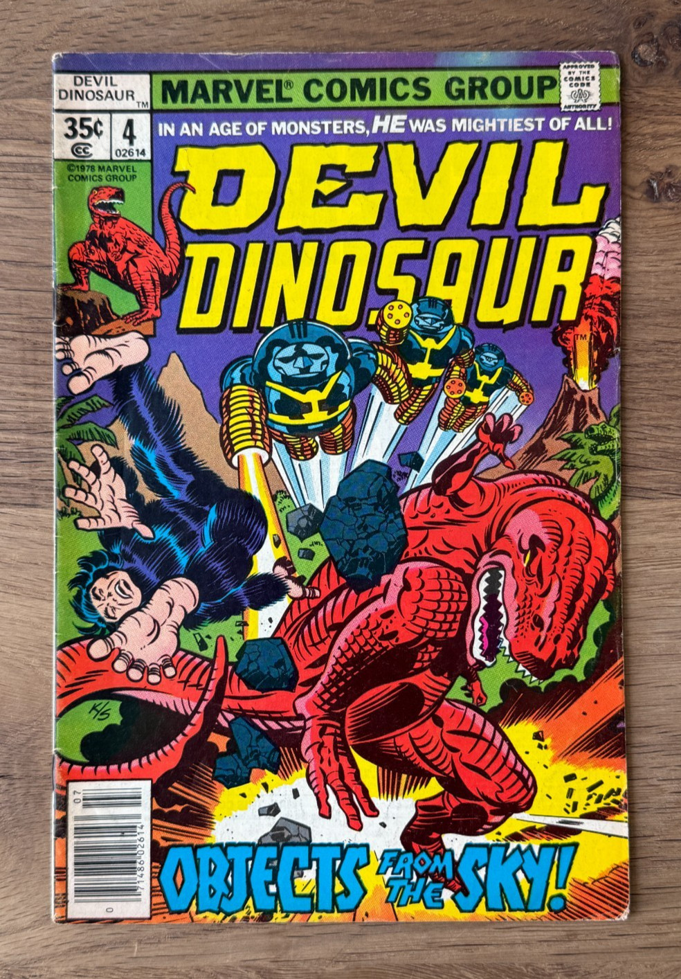 Devil Dinosaur Vol 1 #4 Marvel Comics (1978)