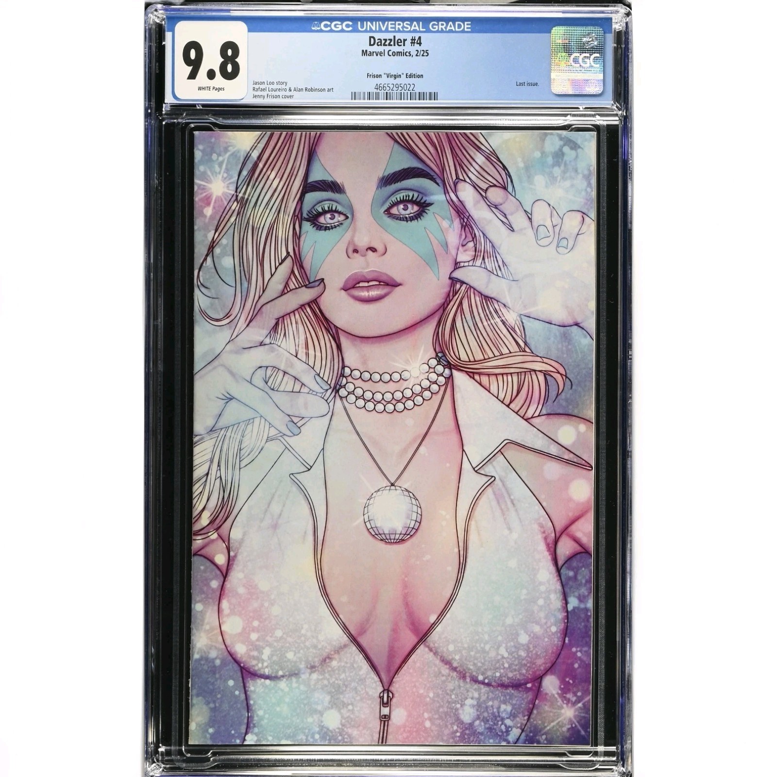 Dazzler #4 CGC 9.8 Jenny Frison Virgin 1:100 Variant Good Girl Art Marvel Comic