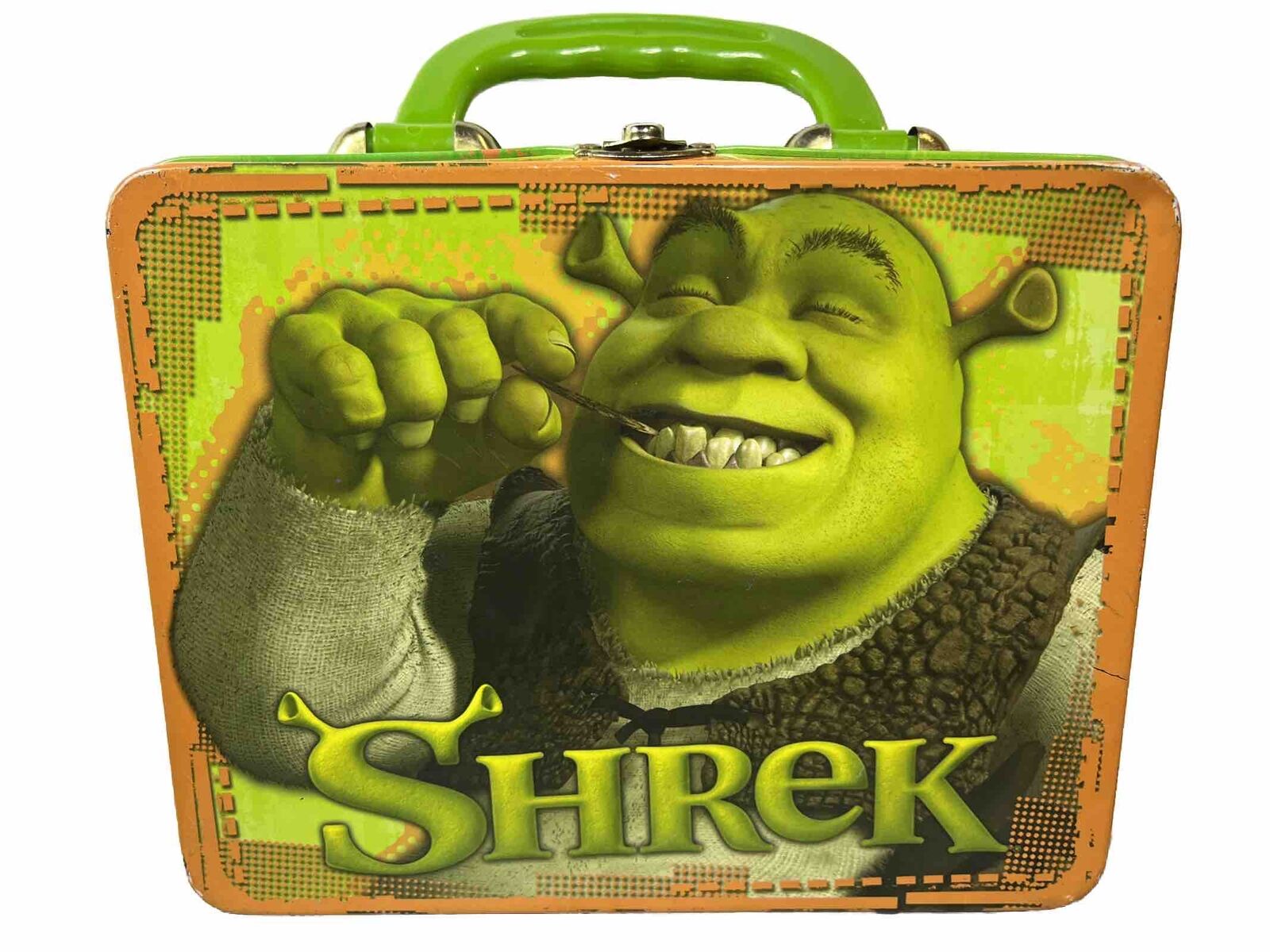 Shrek 2004 Vintage Lunch Box EMPTY Collectable Tin Container Decor
