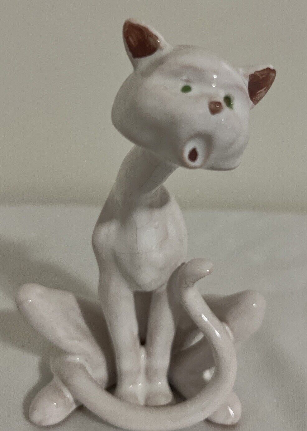 Vintage 4.5” Ceramic Allie Cat 