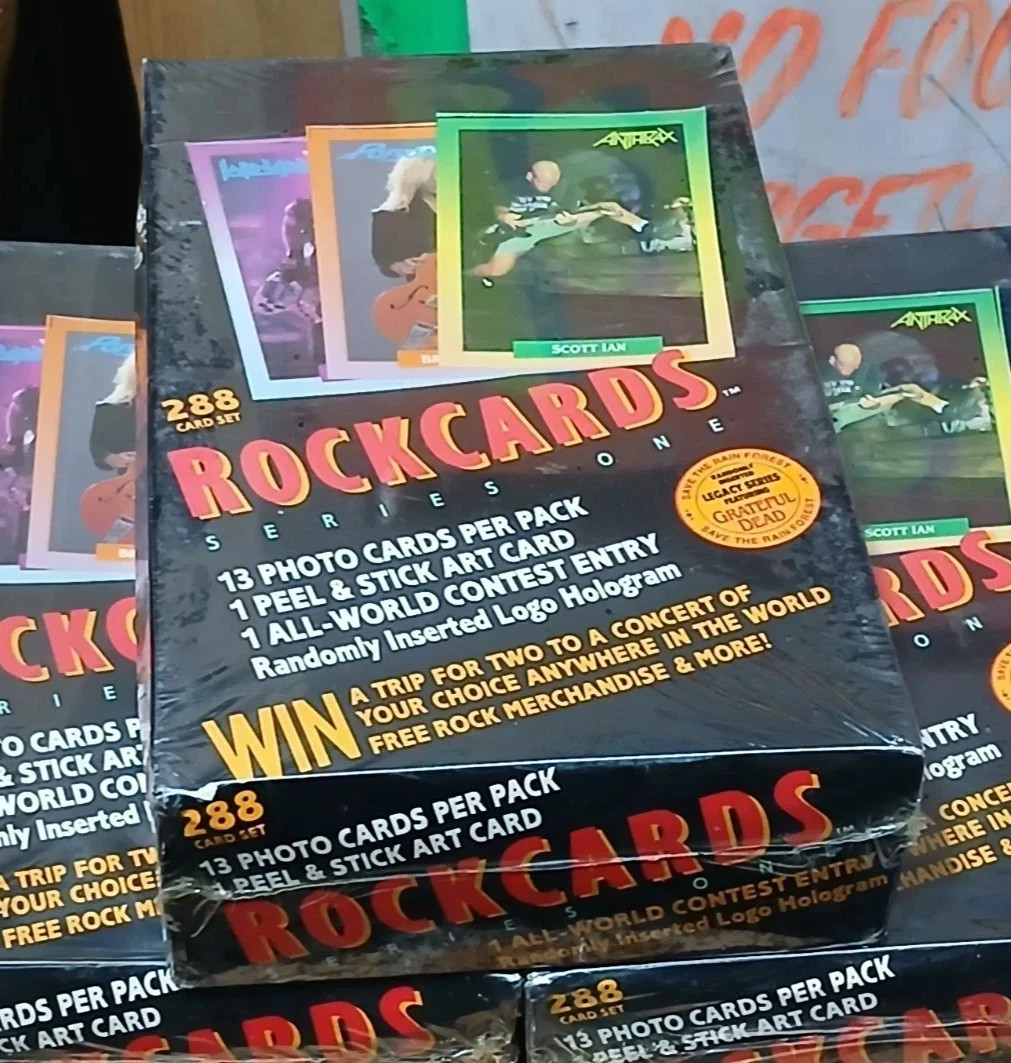 1991 Brockum Rockcards Factory Sealed Box Grateful Dead Inserts - 34 Available