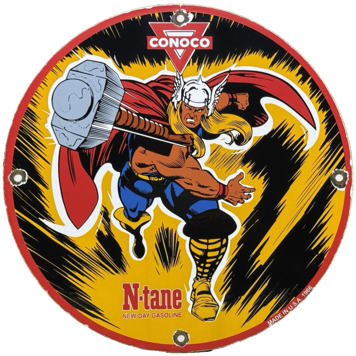 VINTAGE THOR N-TANE CONOCO GASOLINE 12\