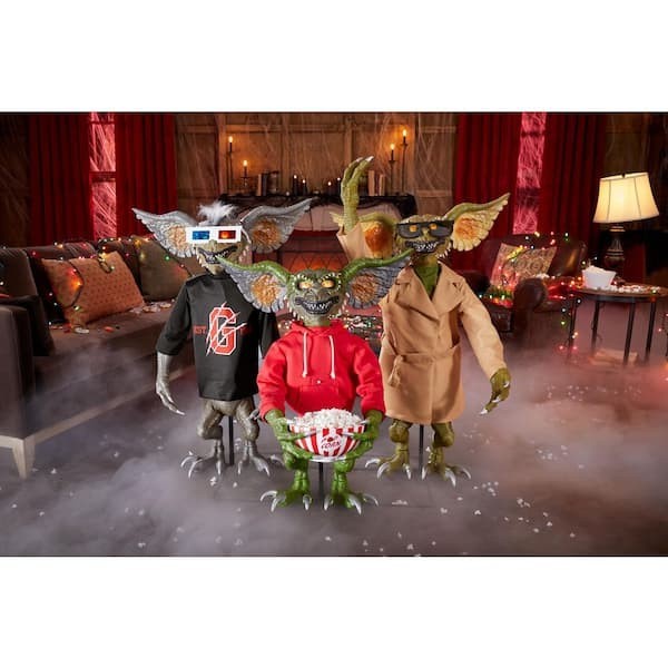 Gremlins Animated LED 3 Piece Halloween Decoration Spooky Fun Yard Decor