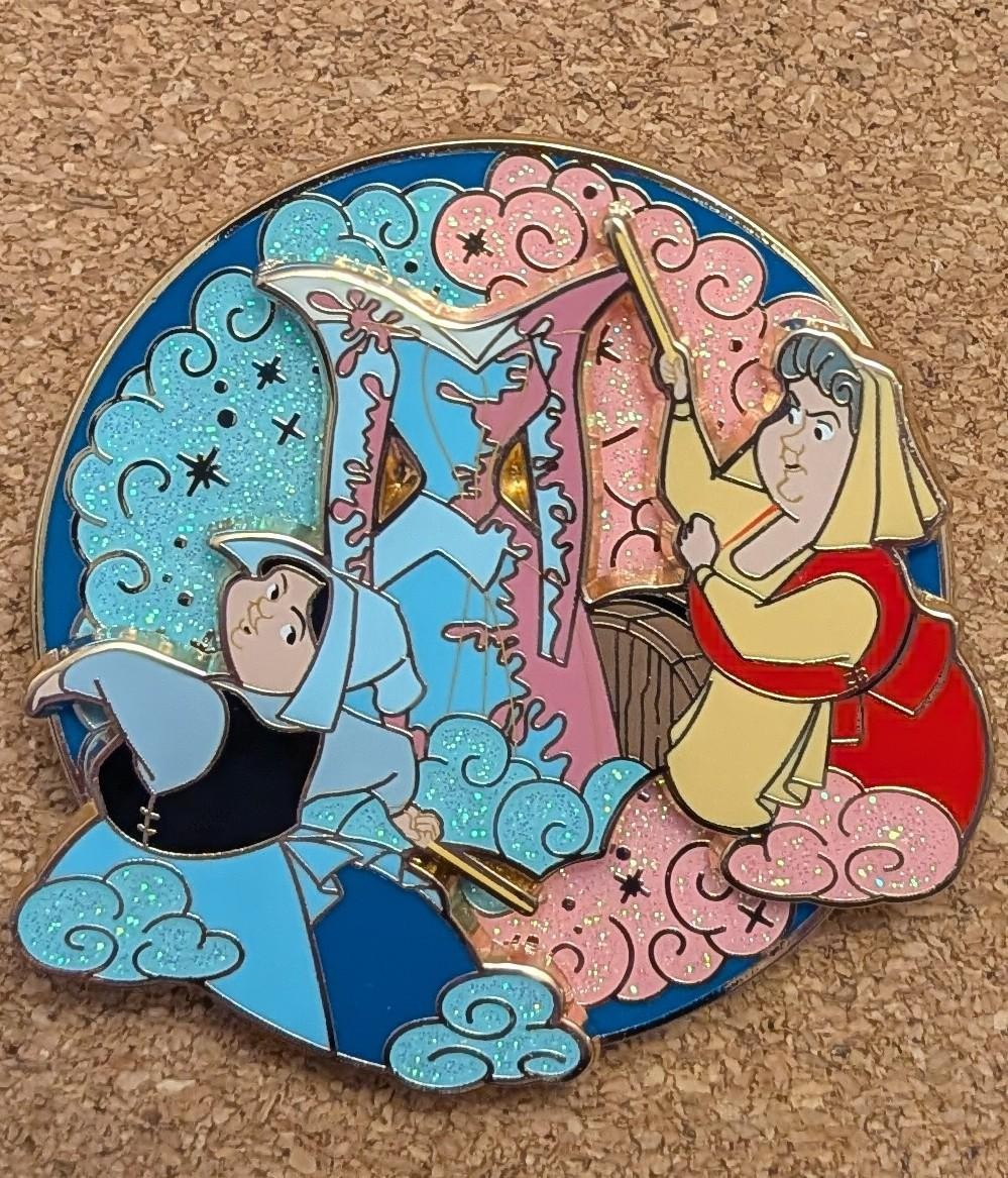 Disney Pin Flora & Merryweather Magical Spells Collection Magic Hap-Pins 2023