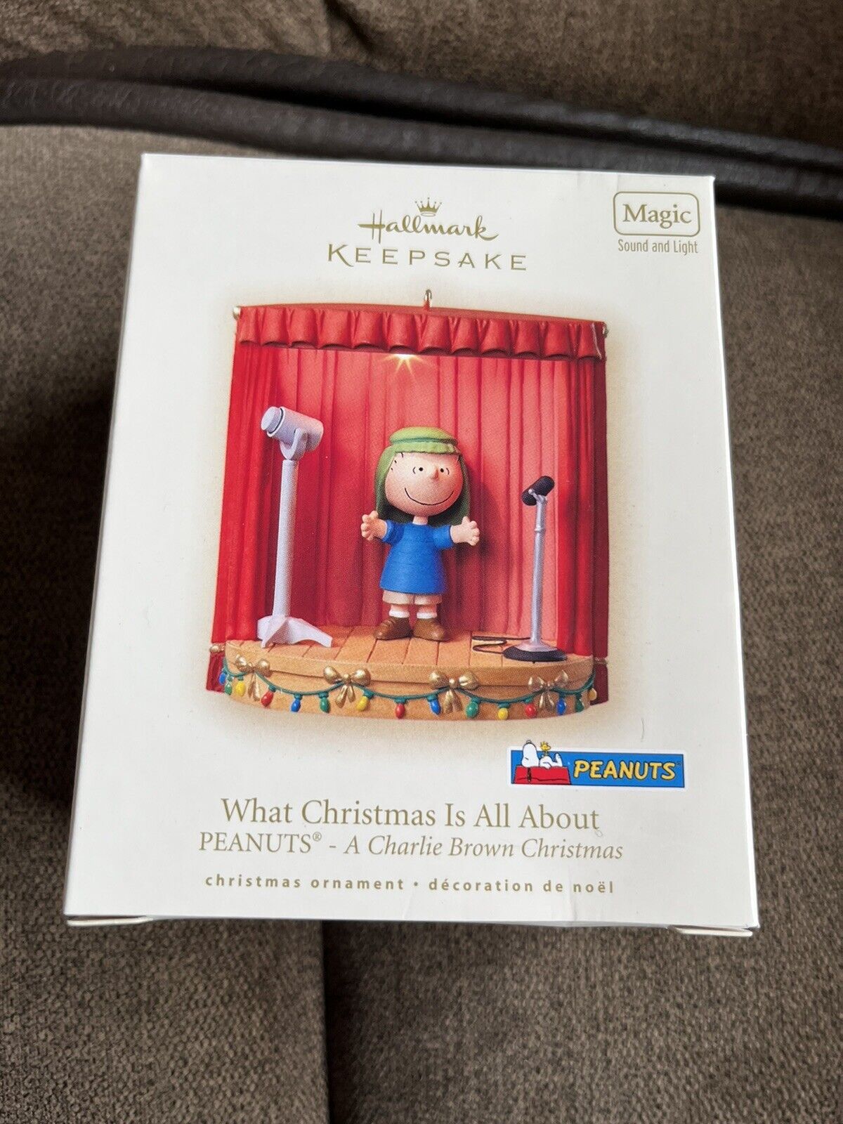 New In Box 2007 LINUS What Christmas Is All About Hallmark Peanuts Ornament NEW