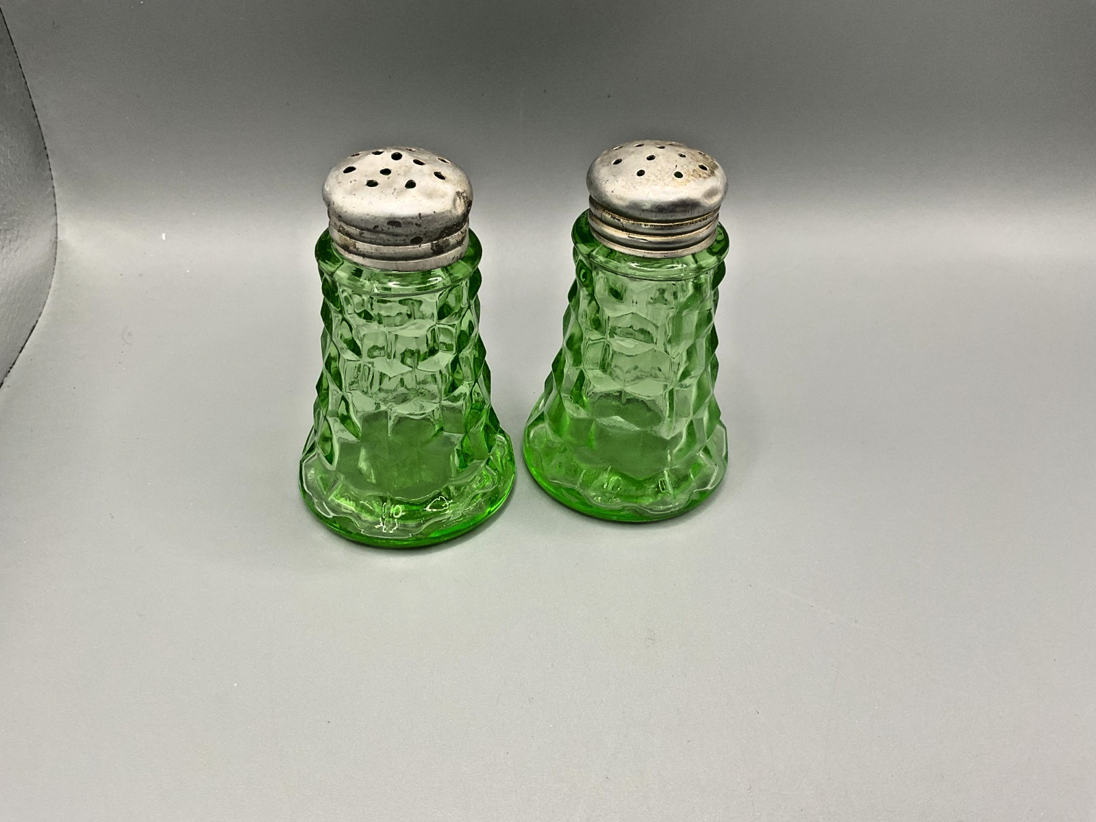 Vintage Rare Jeannette Depression Green Glass \