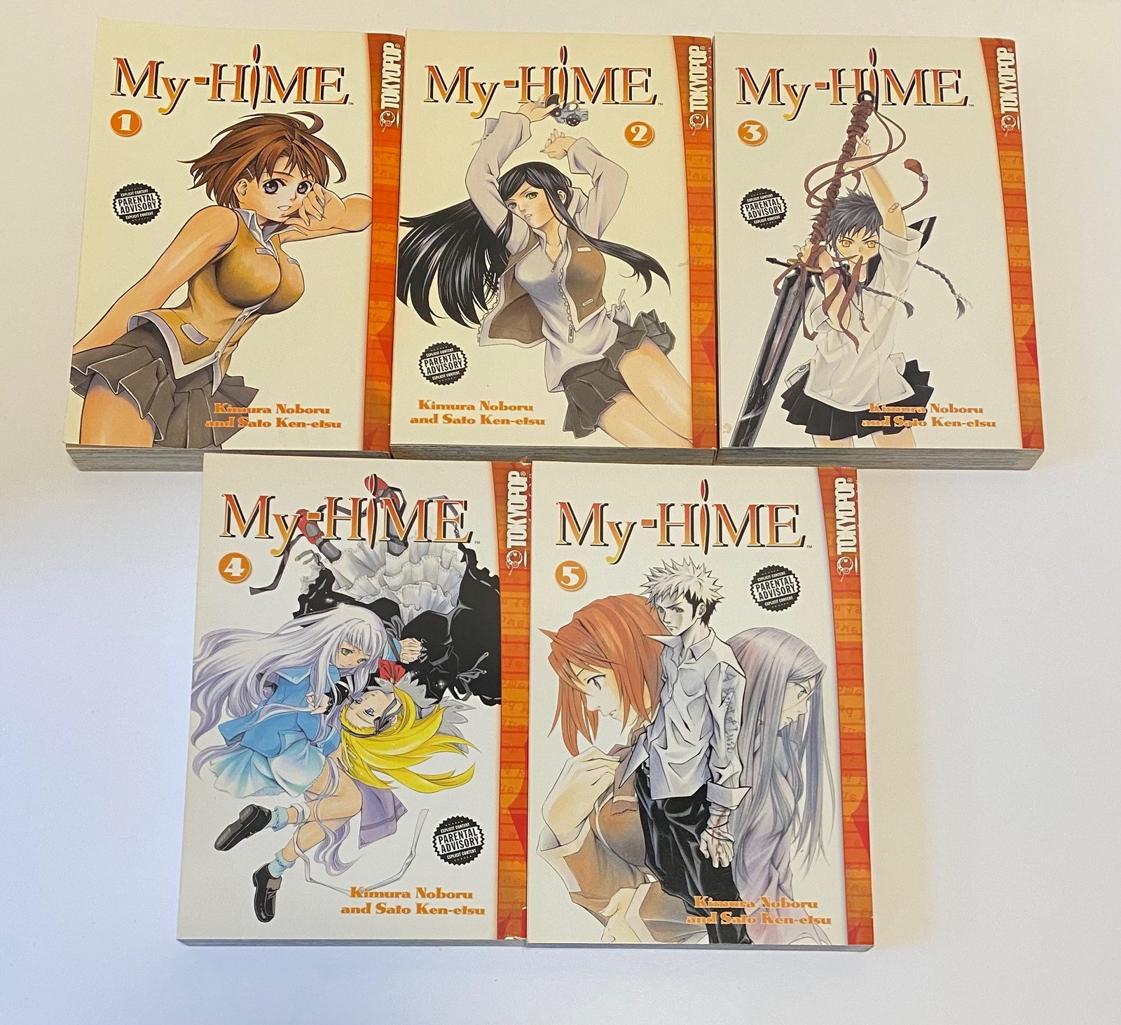 My-Hime Manga Volumes 1 2 3 4 5 TokyoPop 1-5 Complete Series Collection PB My-Hime Manga Volumes 1 2 3 4 5 TokyoPop 1-5 Complete Series Collection PB