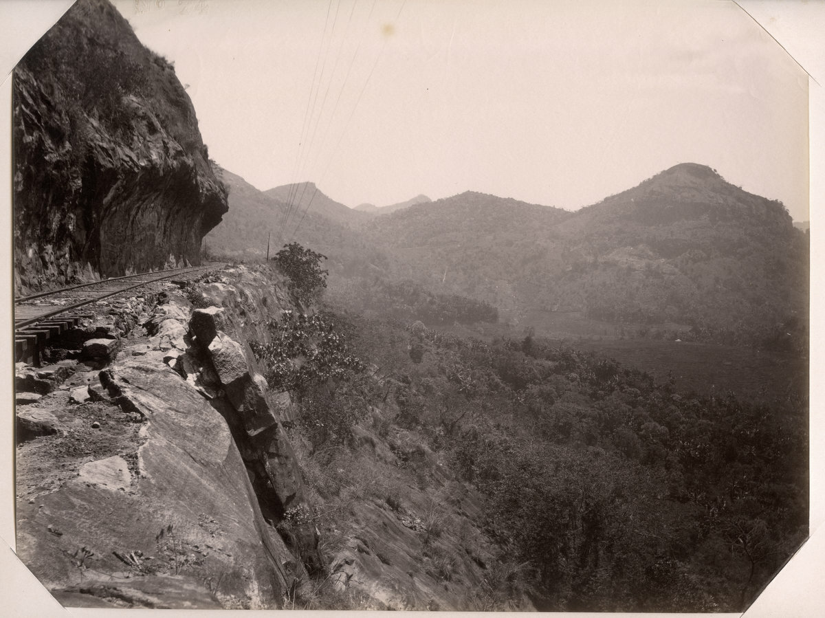 c.1880's PHOTO CEYLON  COLOMBO KANDY RAILWAY 