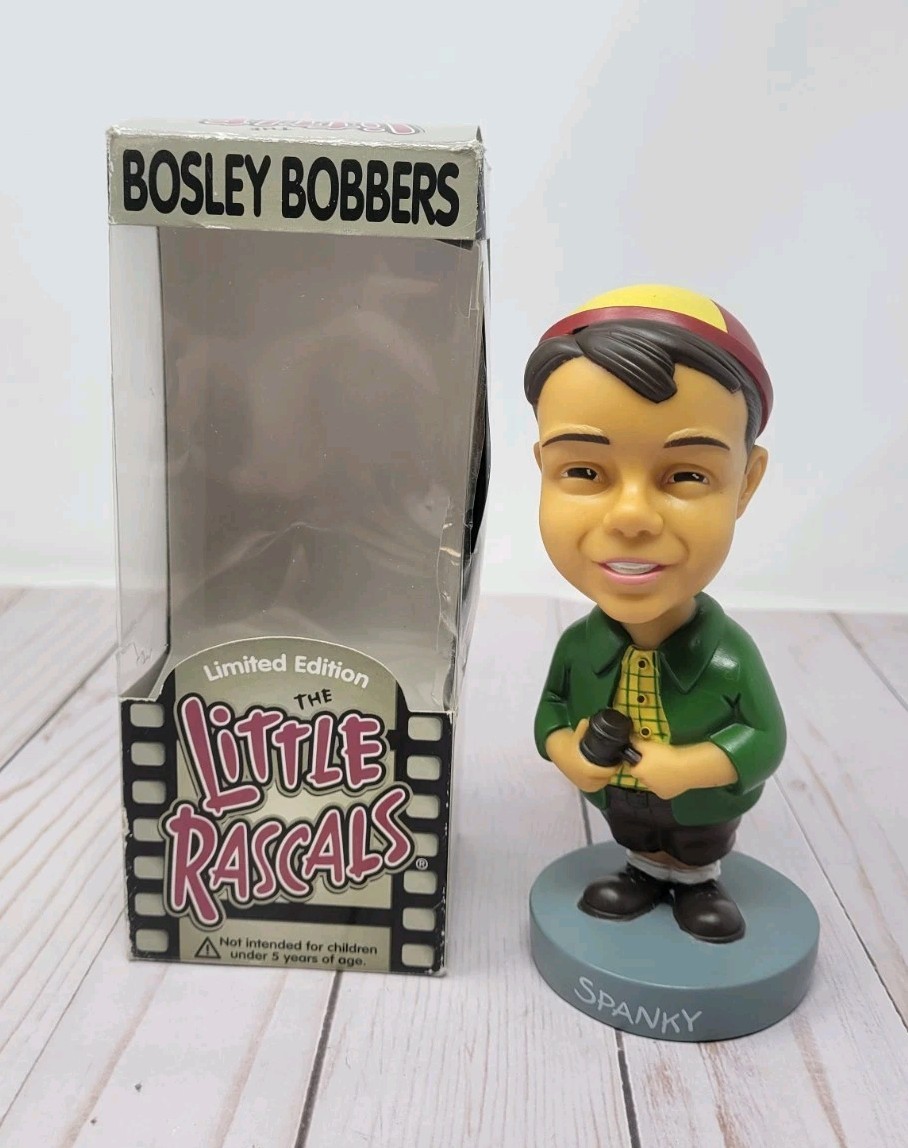 2001 The Little Rascals Bosley Bobbers Bobblehead Spanky w/ Box 