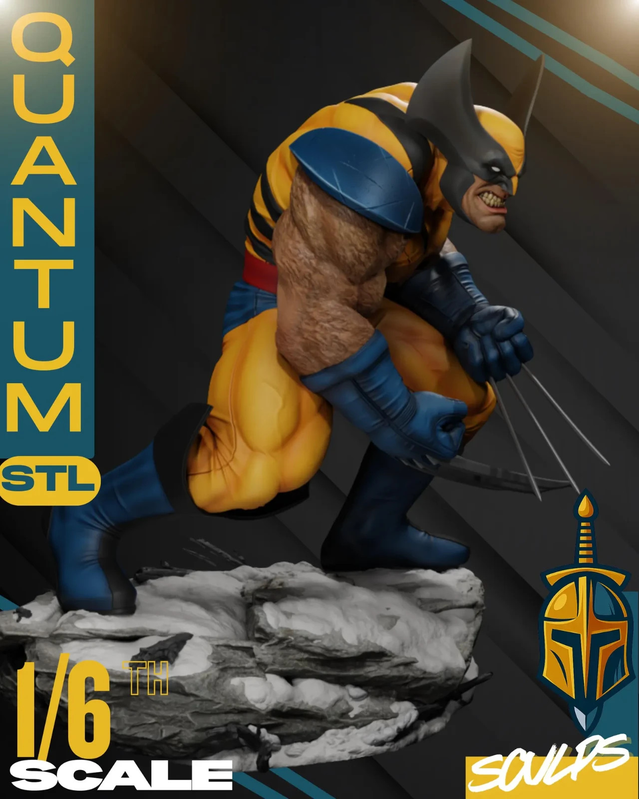 Wolverine Claws X  Resin Sculpture Statue Model Kit  Unpainted/Unassembled