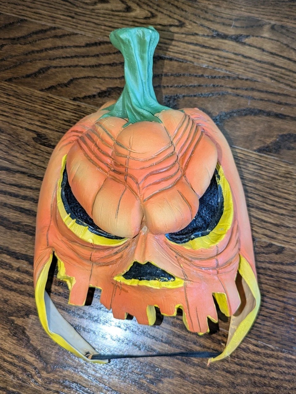 Morbid Industries Mutant Half Mask Pumpking Latex Halloween Pumpkin Scarecrow 