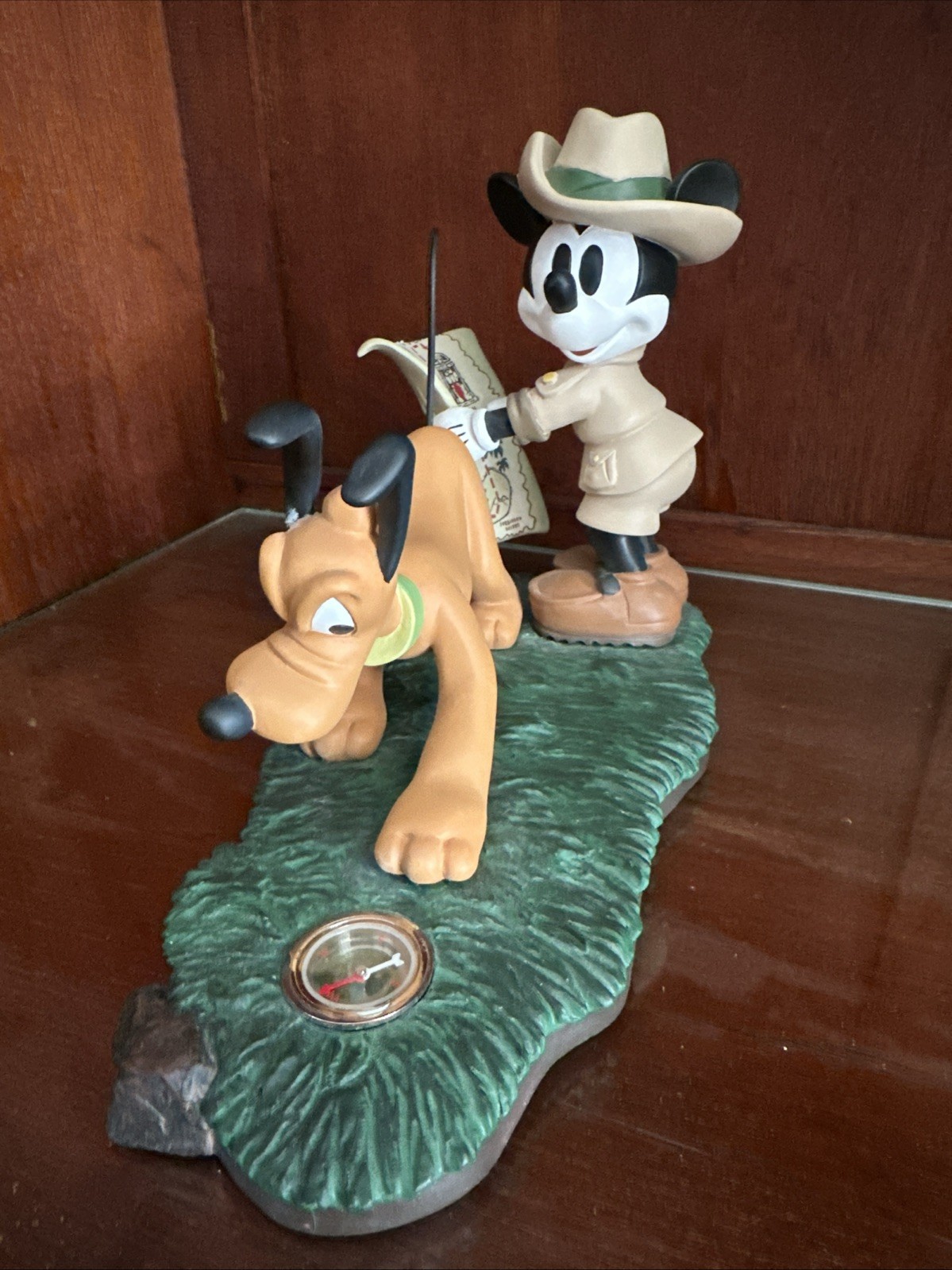 Disneyana Convention 1999 Safari Adventure Mickey Mouse & Pluto Figurine LE 2205