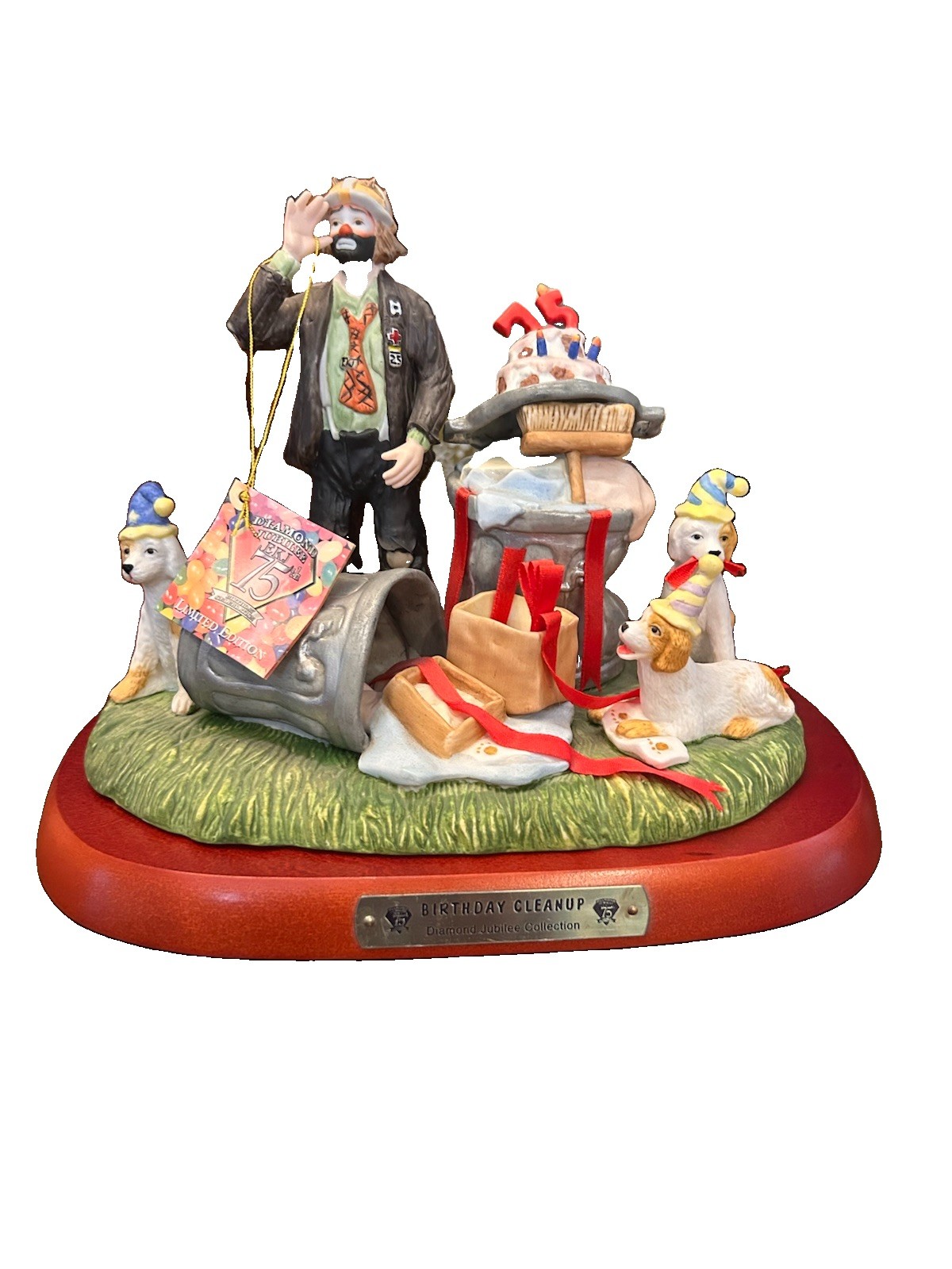 Emmett Kelly Jr Diamond Jubilee EKJ 75th Celebration 1053 Birthday Cleanup