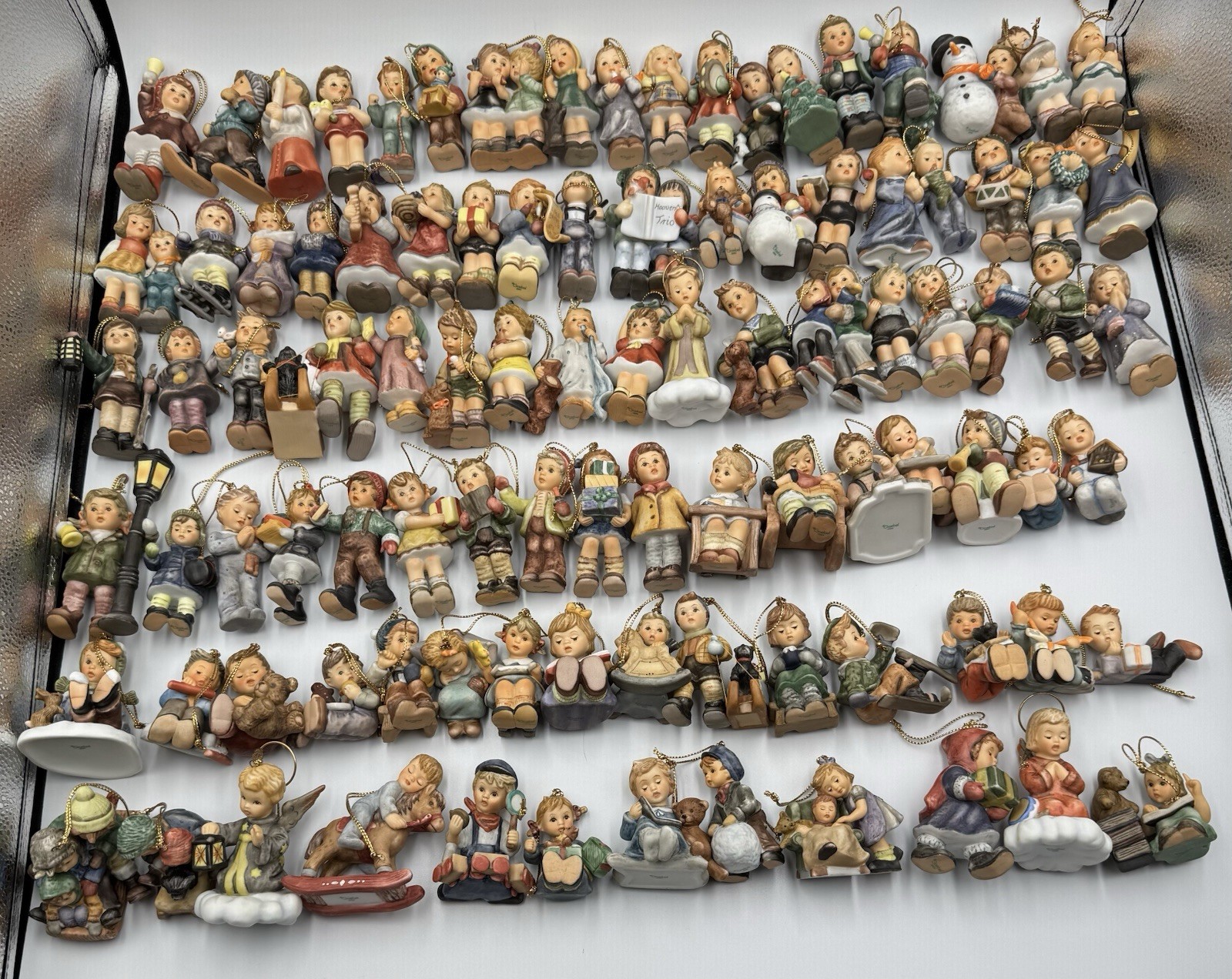 EXTRAORDINARY SET - 97 Vintage  Berta Hummel Studio Hummel Christmas Ornaments