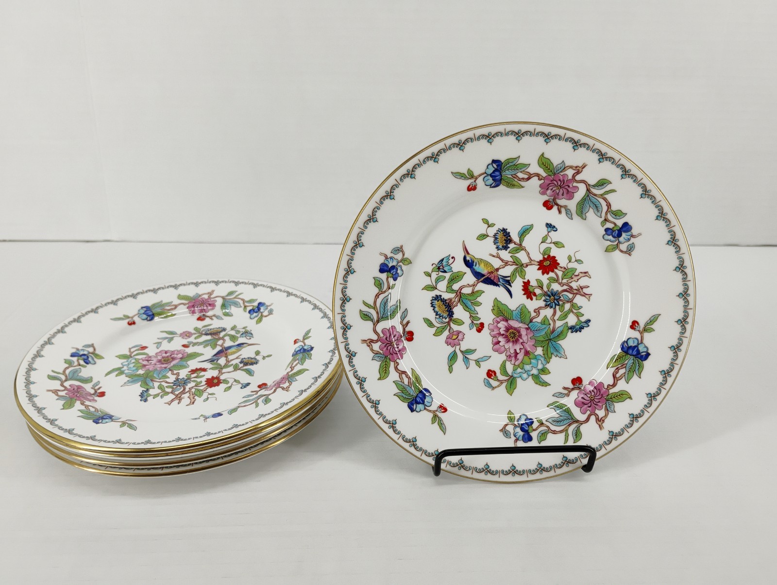 Aynsley Pembroke Bone China Bread & Butter Plates 6-3/8\ Aynsley Pembroke Bone China Bread & Butter Plates 6-3/8\