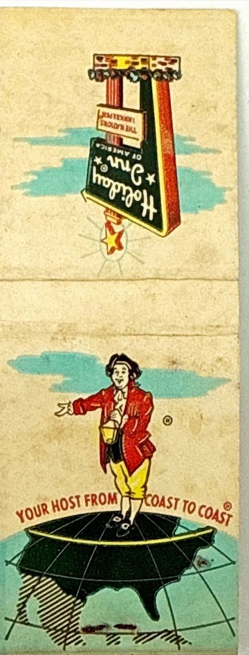 Holiday Inn of America Jackson MS Vintage Matchbook Cover Motel Advertising