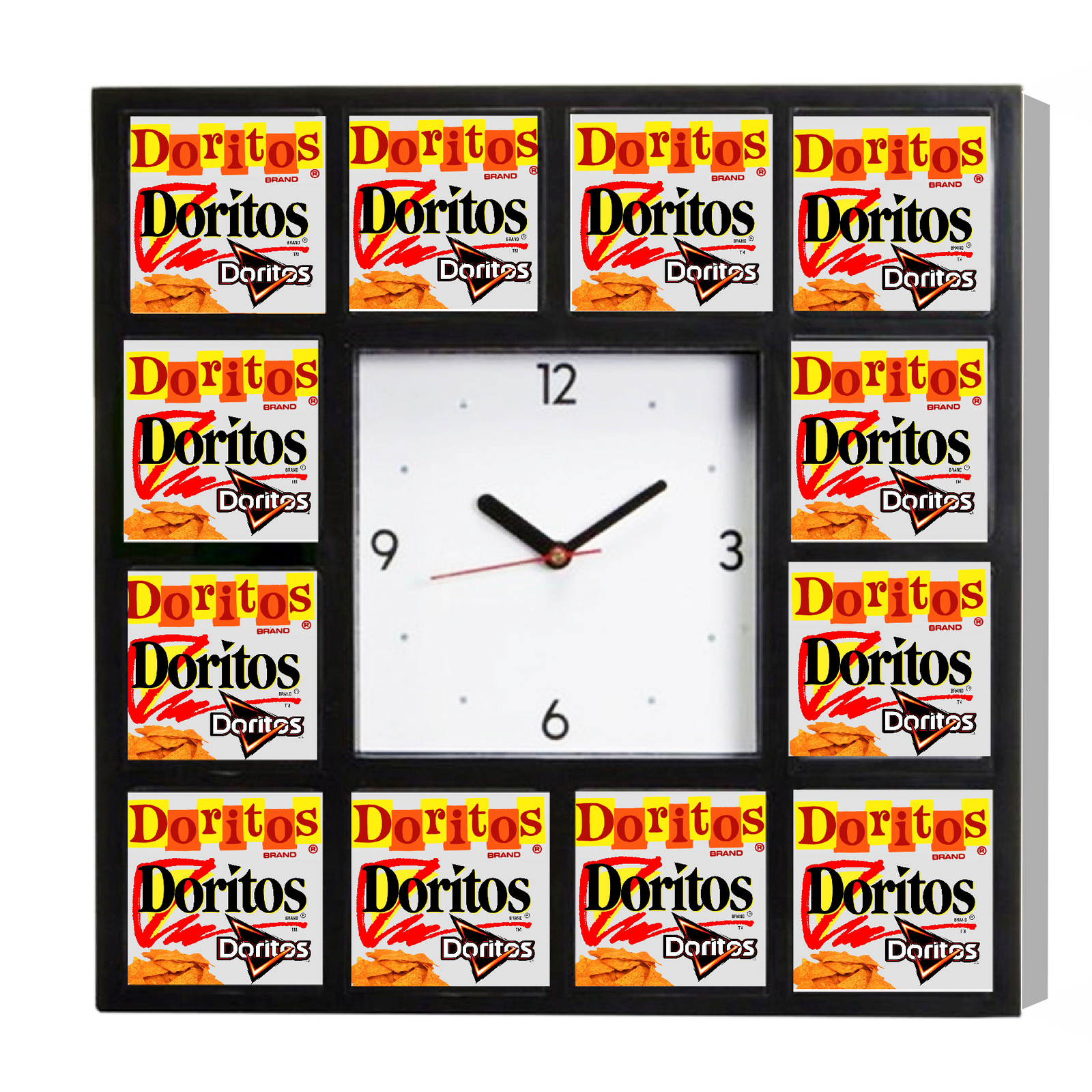 Doritos Nacho Cheese Chips History Advertising Promo Diner Clock 10.5\