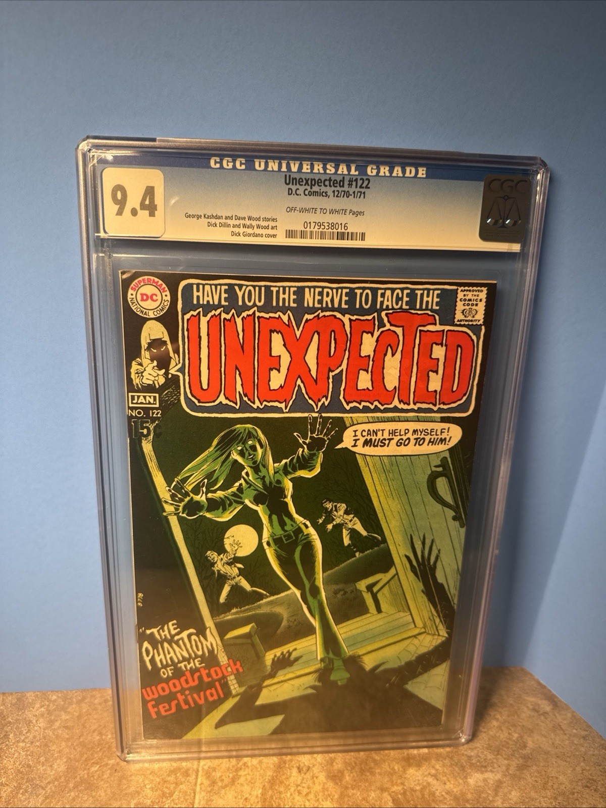 Unexpected #122 1970 CGC 9.4 NM