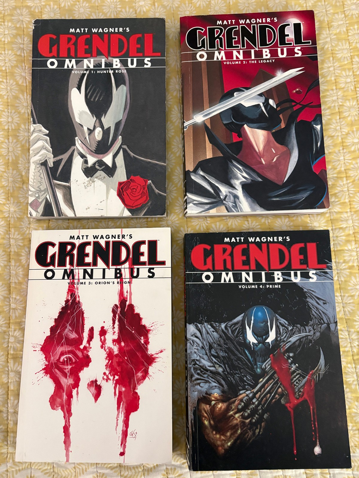 Grendel Omnibus Vol 1-4 Complete Set Matt Wagner Dark Horse TPB Hunter Rose