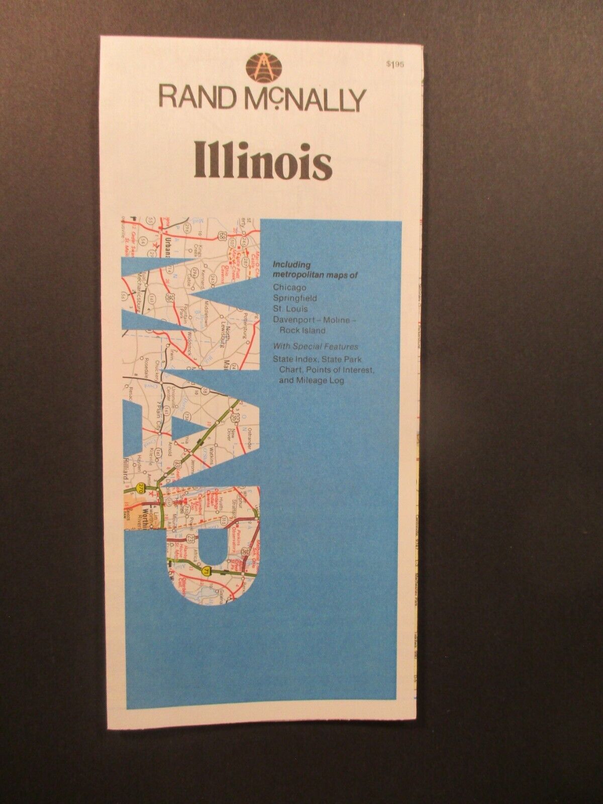 Rand McNally Illinois Road Map