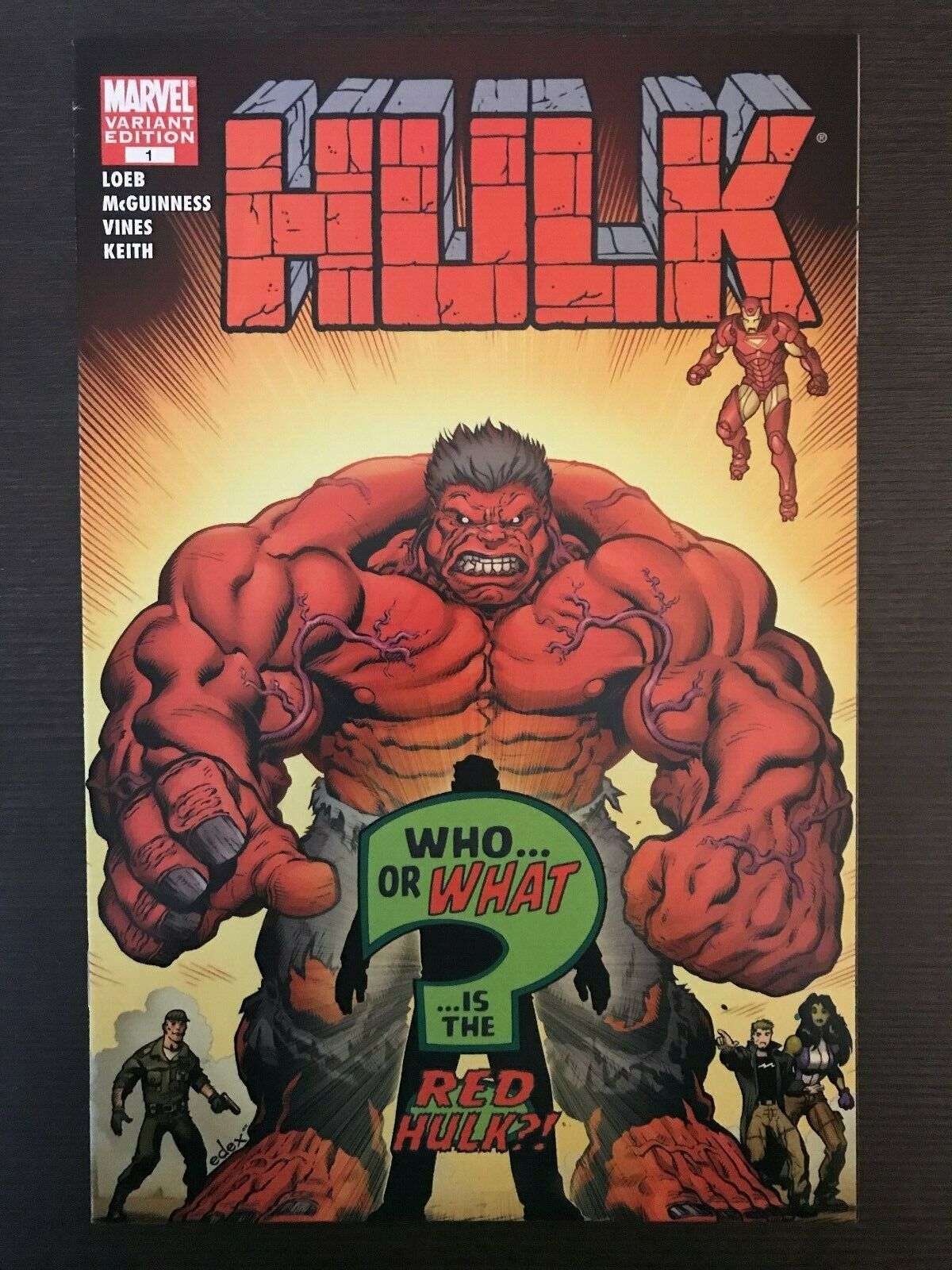 Hulk #1 2008 Marvel Limited Variant Comic Book 1st Red Hulk Appearance