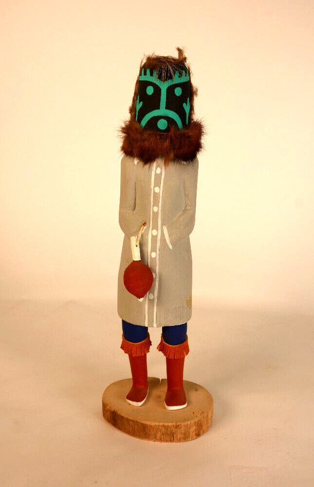 Kachina Black Kokole Chief Kachin Katsina Late 20th century; 11 3/8\