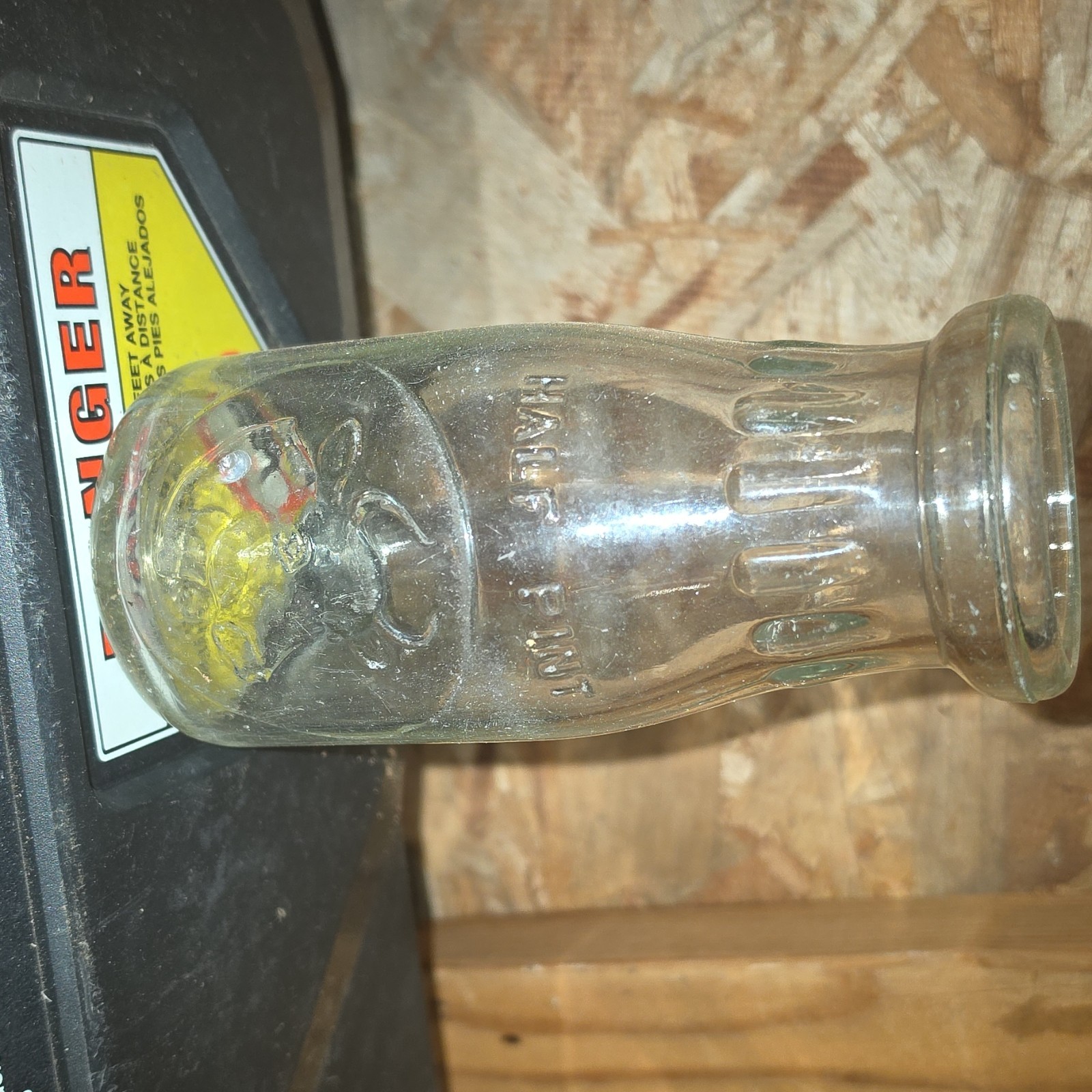 Vtg Illinois Valley Dairy Streator & Ottawa ILL Milk & Cream Bottle Half Pint IL