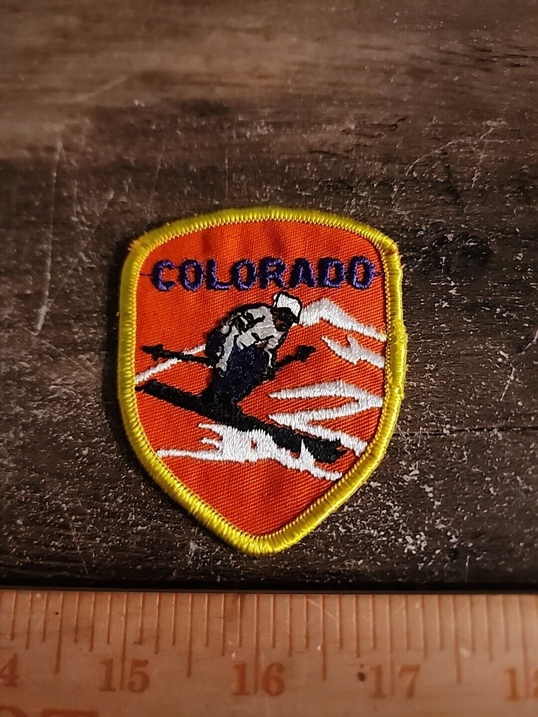 Vintage State of Colorado Sew On Patch  V1