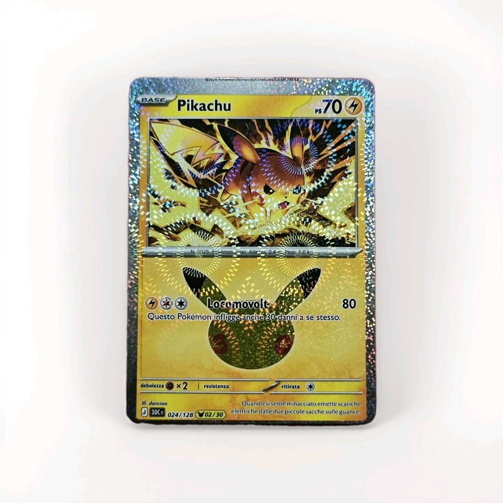 Misprint Pikachu 30th Anniversary Misprint Pikachu 30th Anniversary