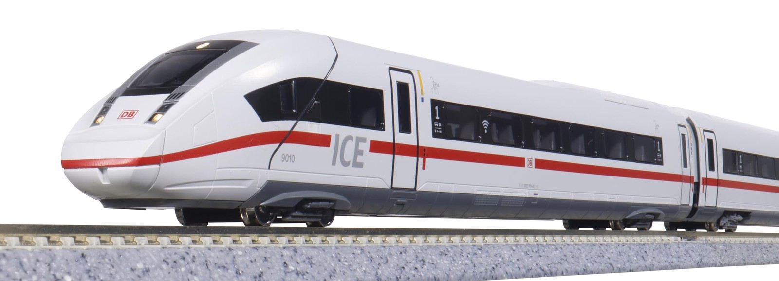 NEW KATO N Gauge ICE4 Basic Set 4-Car Train Model 10-2074