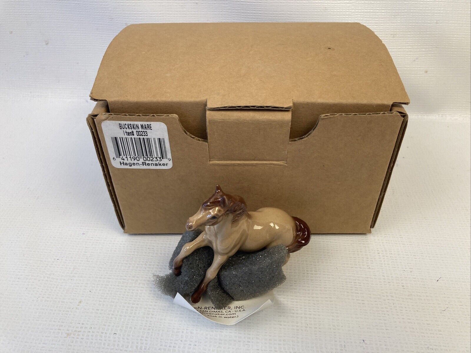 Miniature Hagen Renaker - Buckskin Mare 00233- New In Original Box