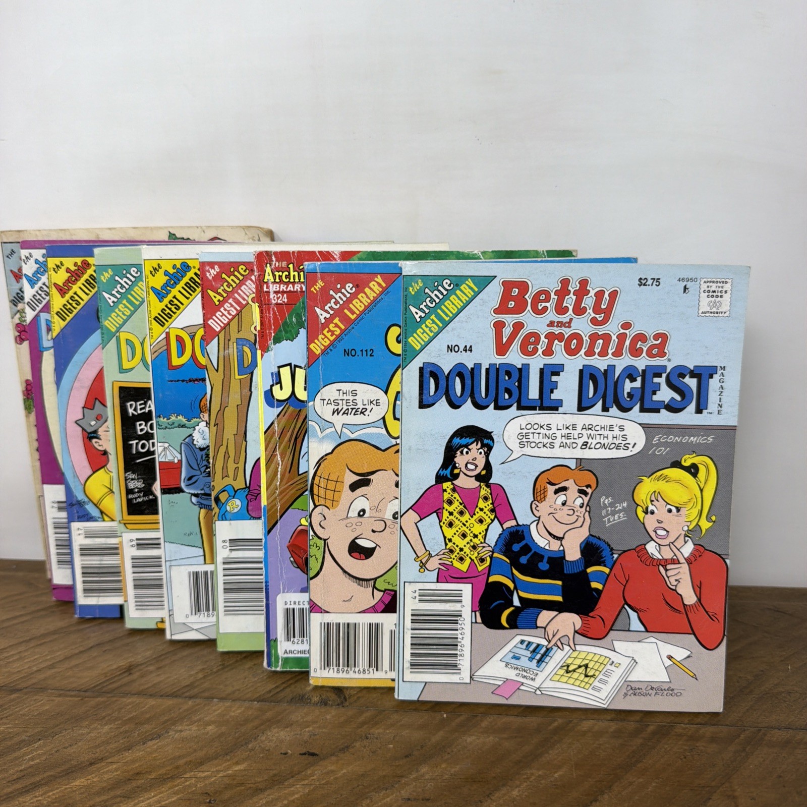 Archie Digest Library Lot 9 Vintage 1980-90s Comic Books Jughead Betty Veronica