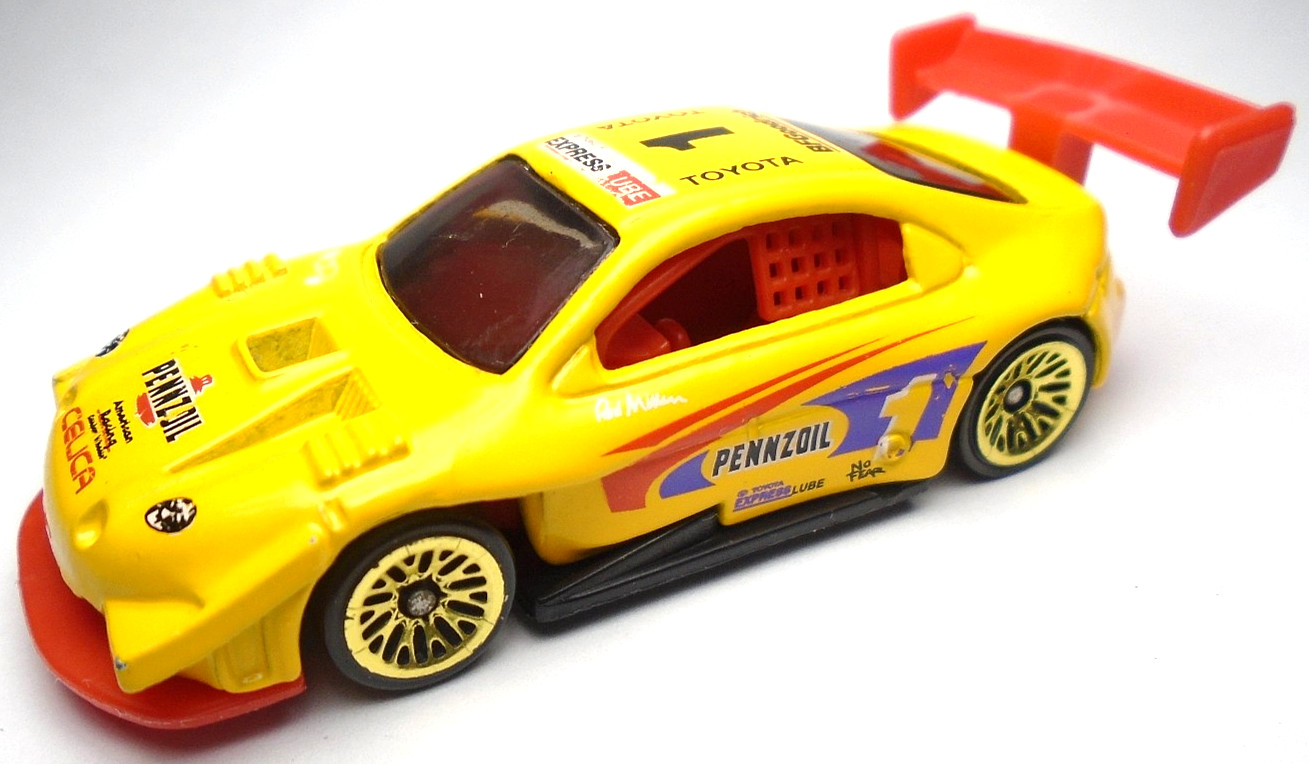 1998 HOT WHEELS TOYOTA PIKES PEAK CELICA PENNZOIL #1 YELLOW DIECAST 3 1/8\ 1998 HOT WHEELS TOYOTA PIKES PEAK CELICA PENNZOIL #1 YELLOW DIECAST 3 1/8\