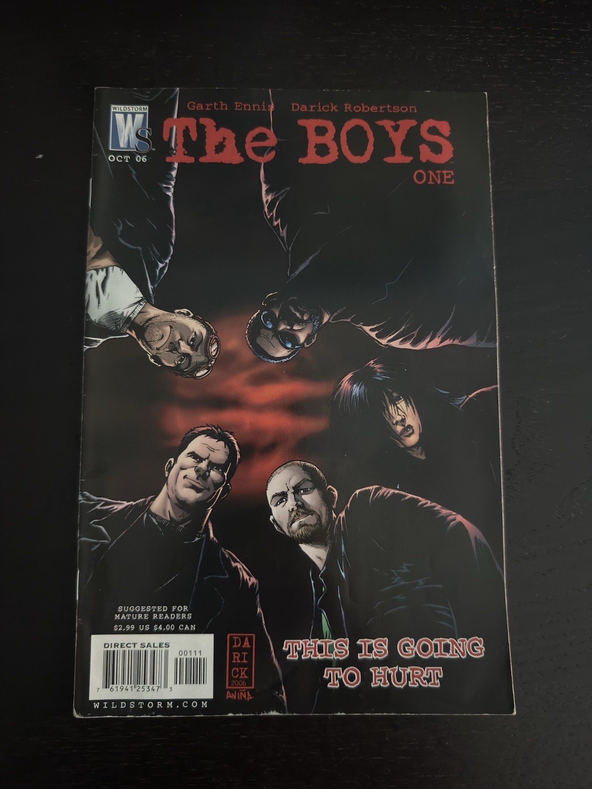The Boys #1 (2006, 1st Print) First Appearance of Butcher, Terror, Hughie