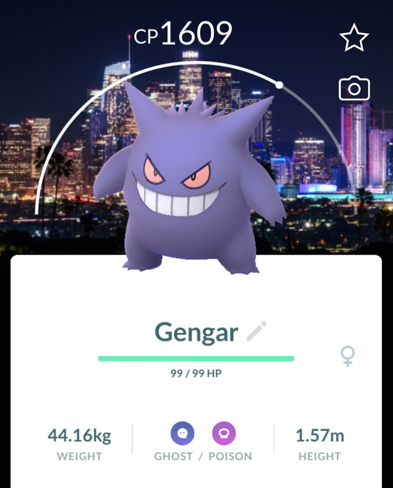 1x Gengar Night Out Background Trade – Pokémon GO | Quick Delivery ⚡