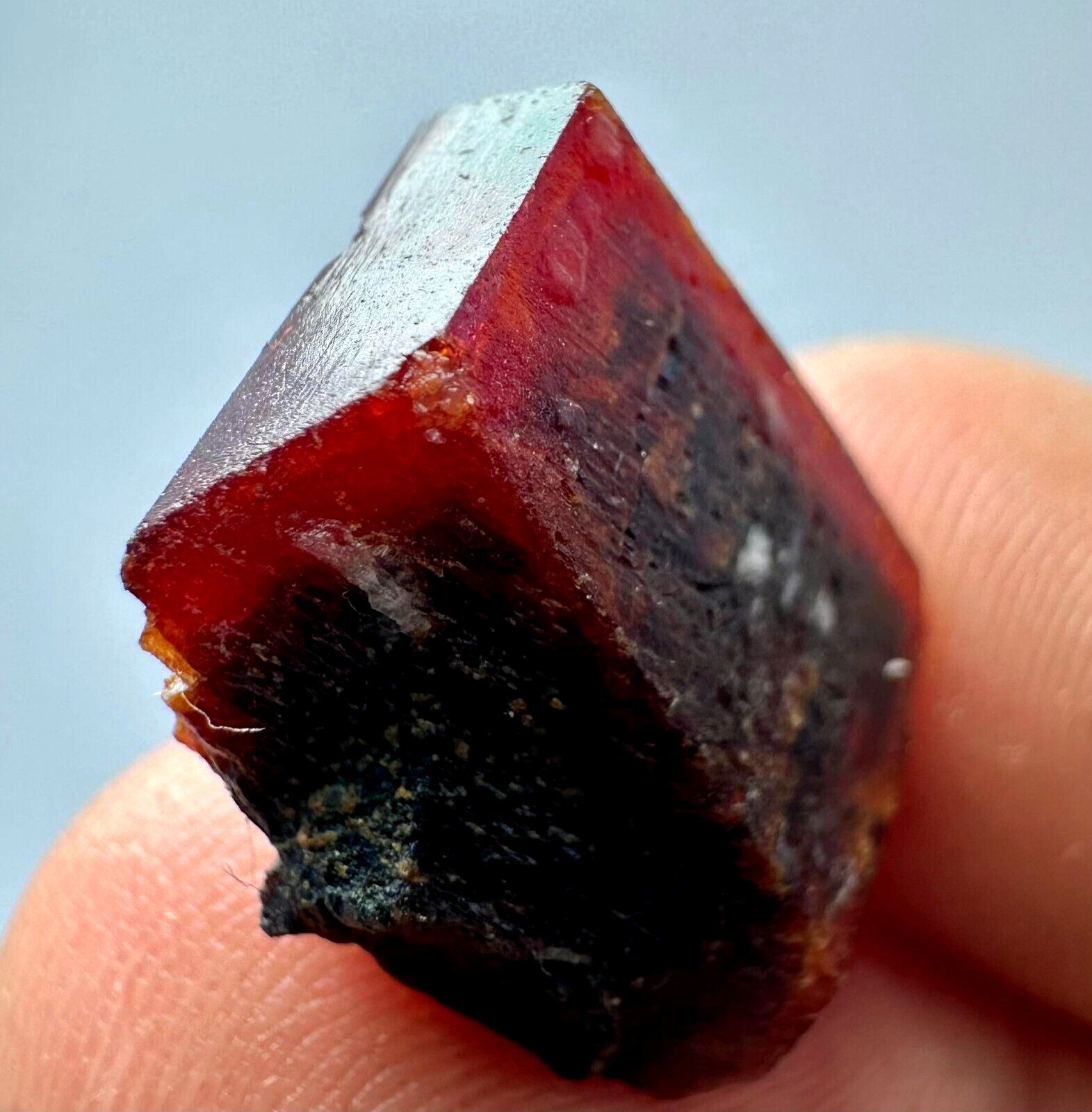 31 Carat Extremely Rare  Top Red Tantalite Huge Crystals On From Kunar @Afg