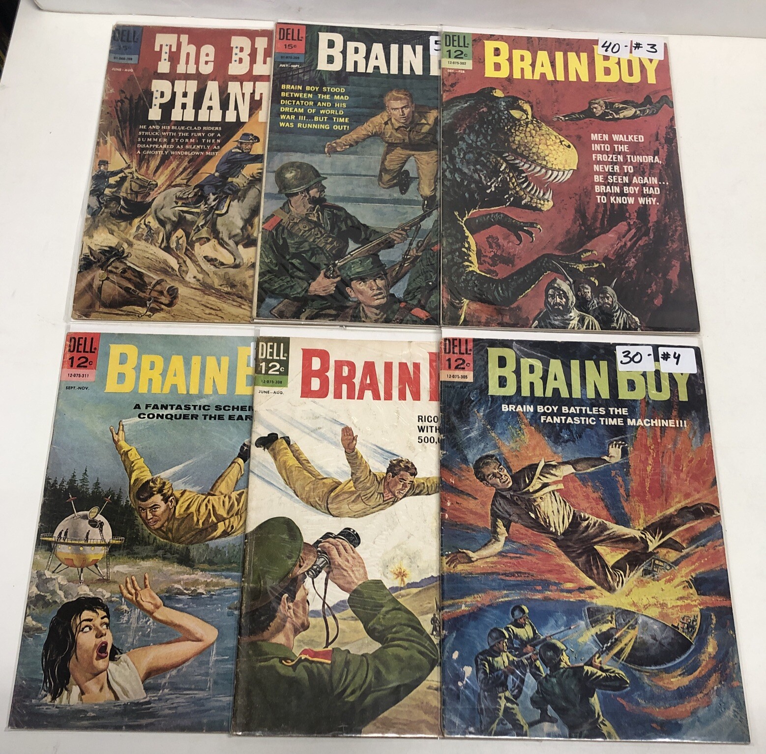 Brain Boy (1963) Set Issues # 1-6 • Dell Publishing • Fantastic Time Machine Brain Boy (1963) Set Issues # 1-6 • Dell Publishing • Fantastic Time Machine