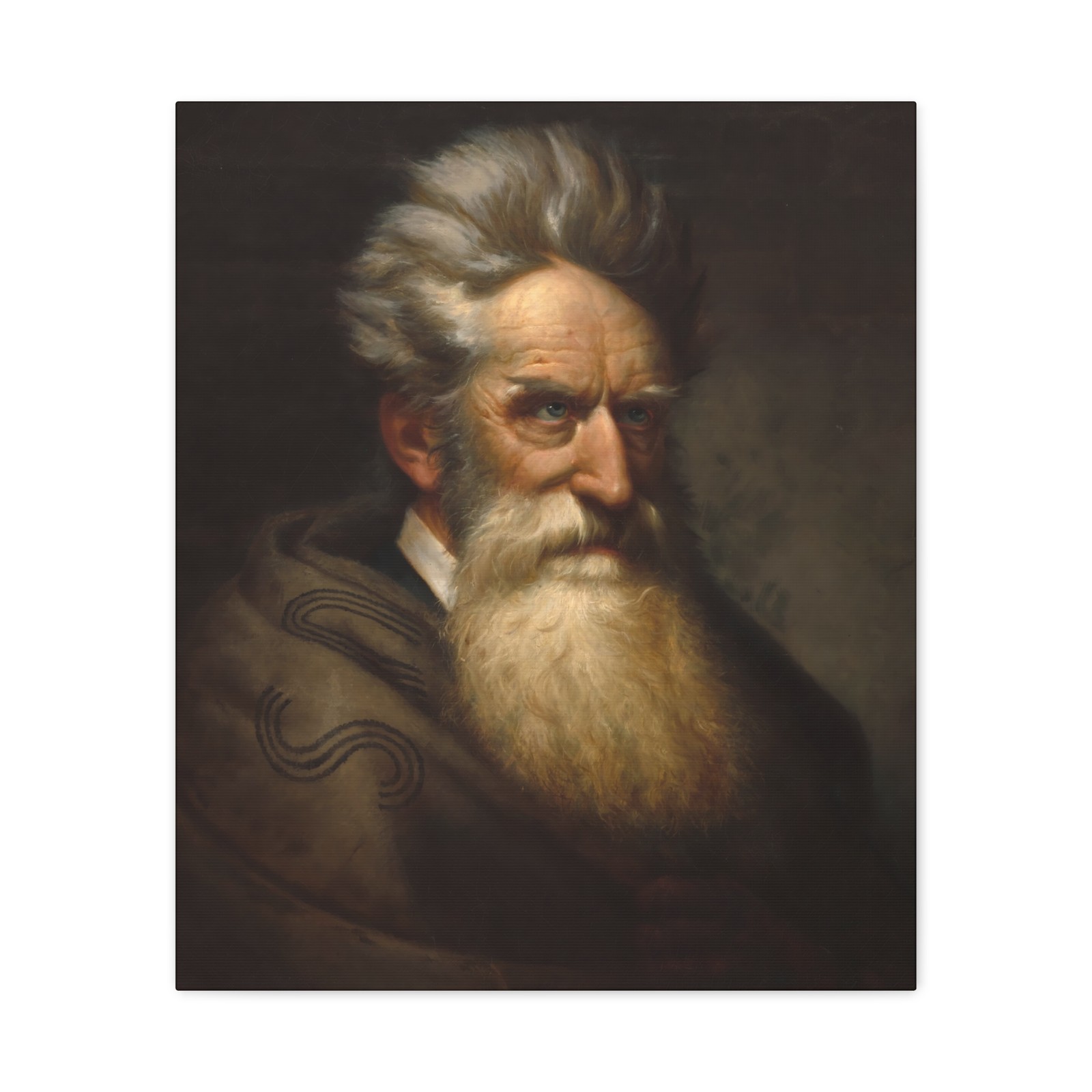 Ole Peter Hansen Balling, 13 Apr 1823 - John Brown - 1872 - Canvas Wall Art