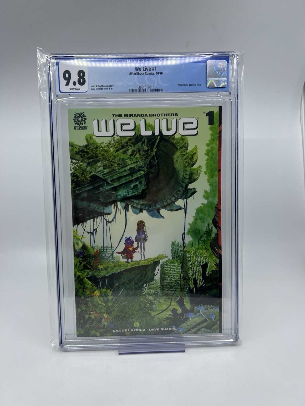 WE LIVE #1 CGC 9.8 1st Print Aftershock Comics Netflix  Optioned Series