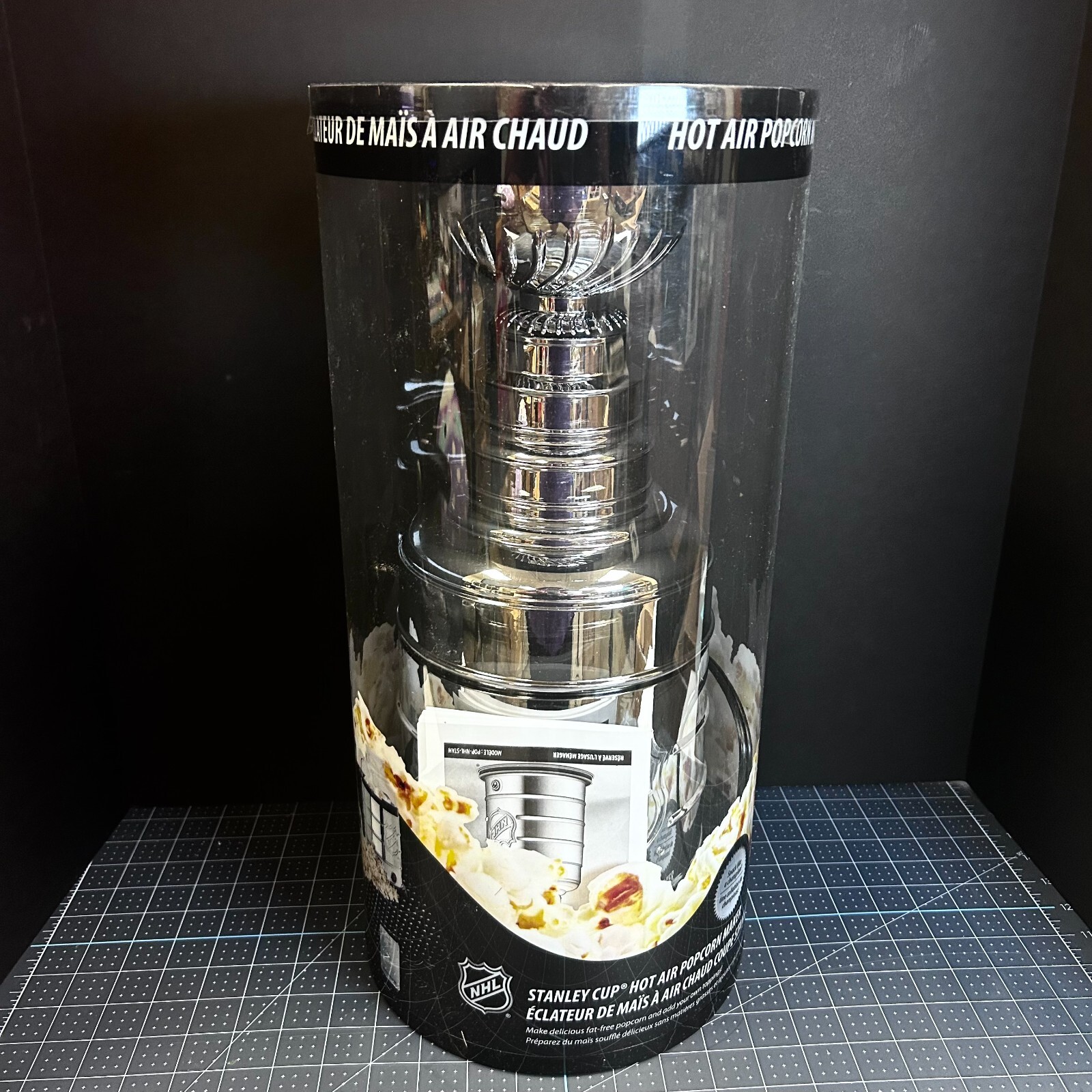 NHL League Logo Hockey Stanley Cup Trophy Hot Air Popcorn Maker