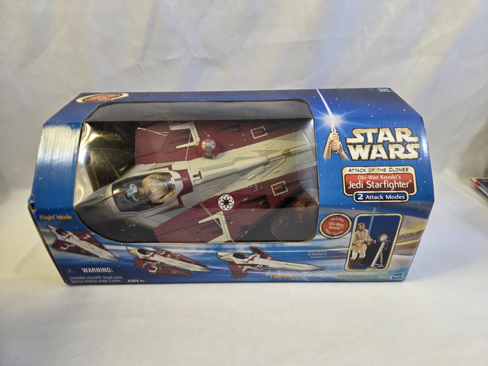 Hasbro Star Wars Attack of the Clones Obi-Wan Kenobi Jedi Starfighter