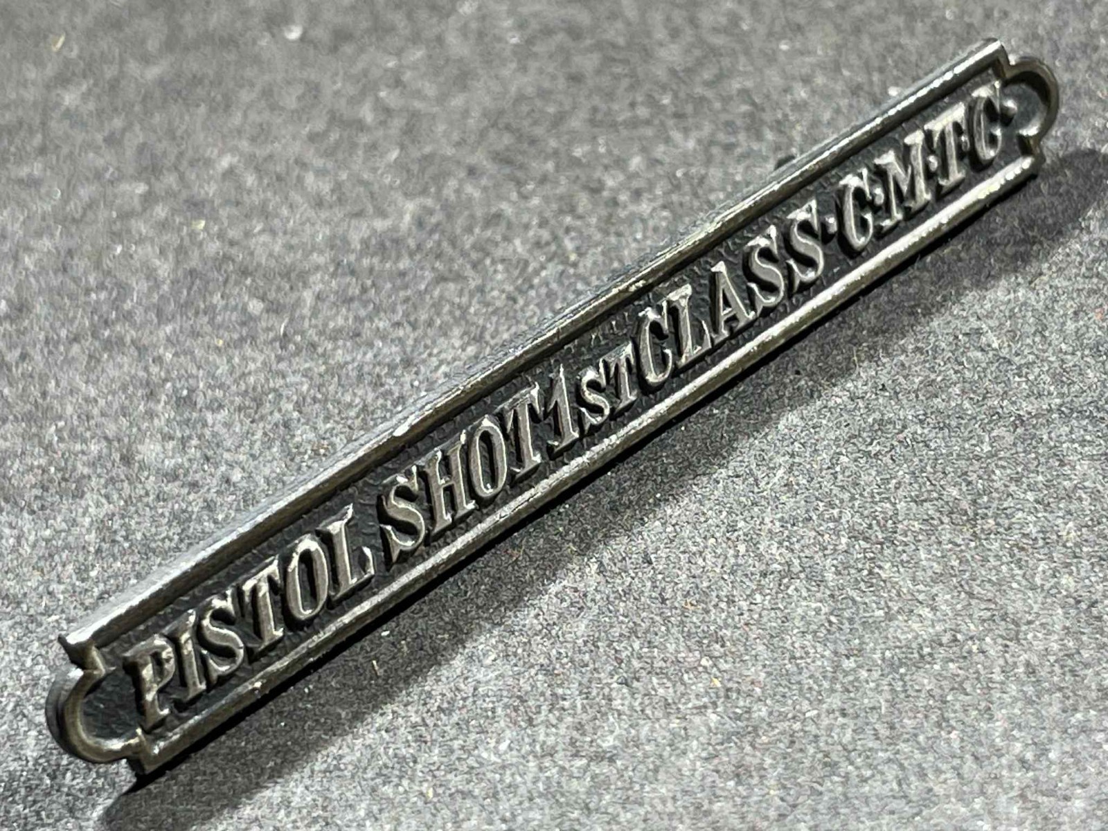 WW2 WWII US CMTC National Defense Citizens Military Training Camps Pistol Bar