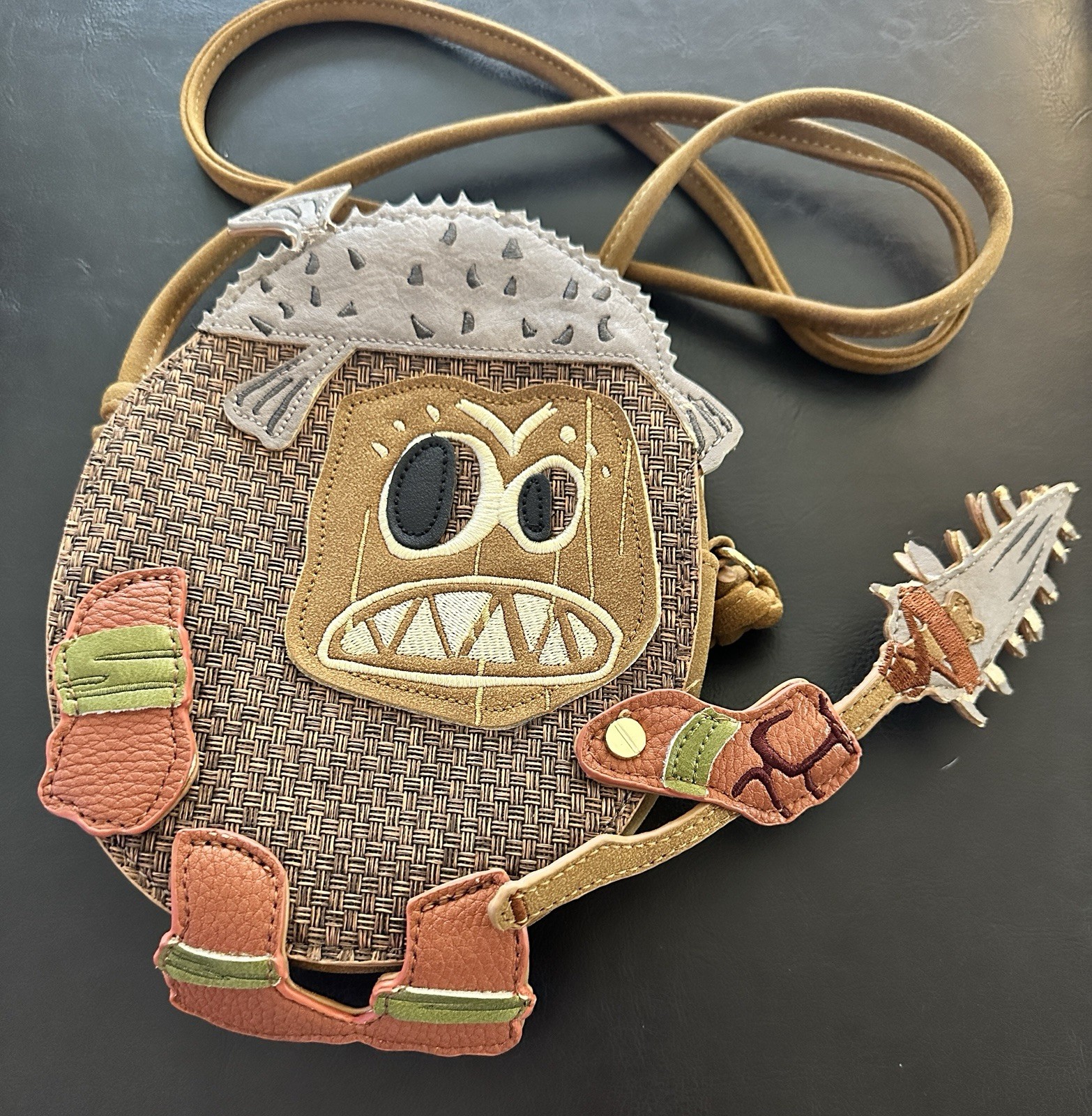 Disney Moana Kakamora Crossbody Purse Danielle Nicole Tan 