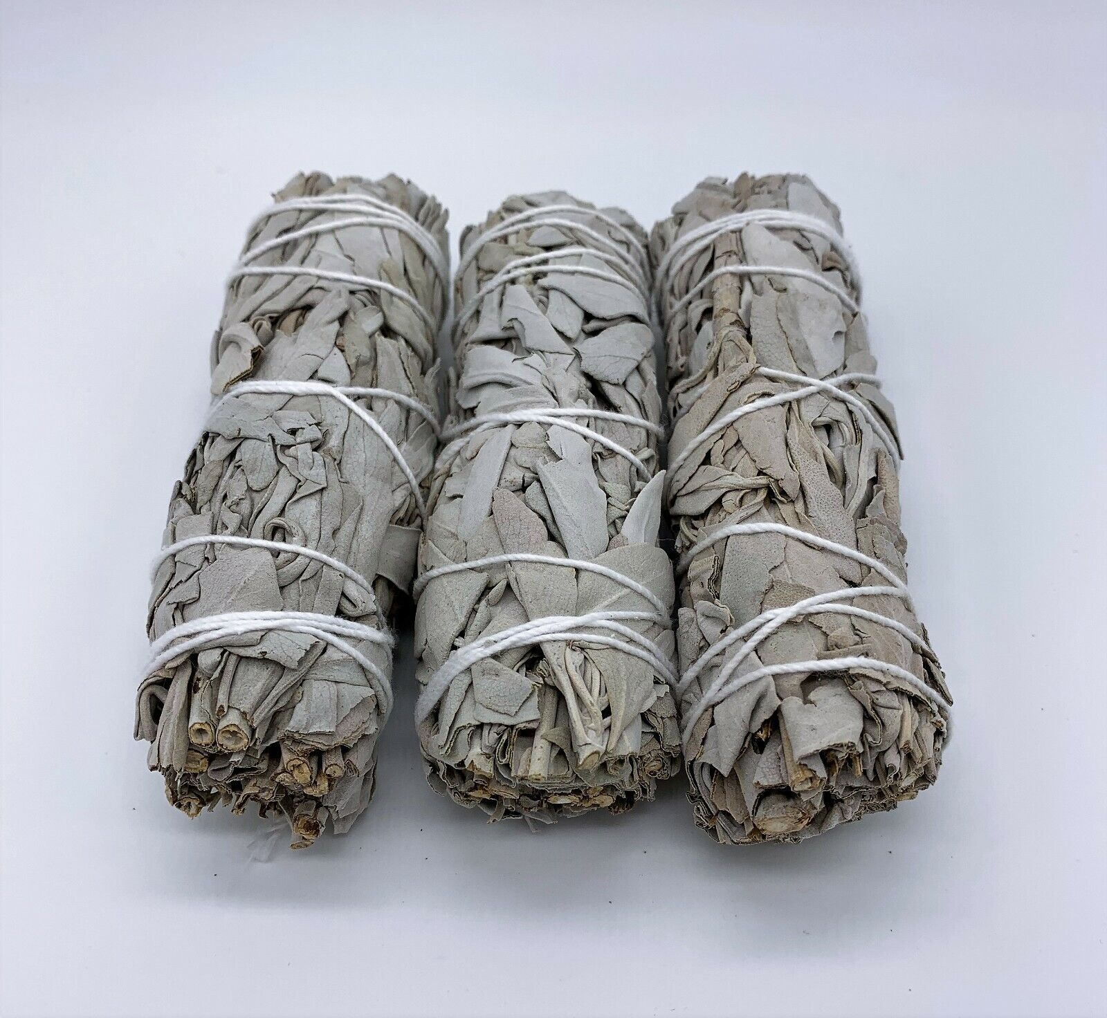 3X White Sage Smudge Sticks / Wands 4 - 5 \