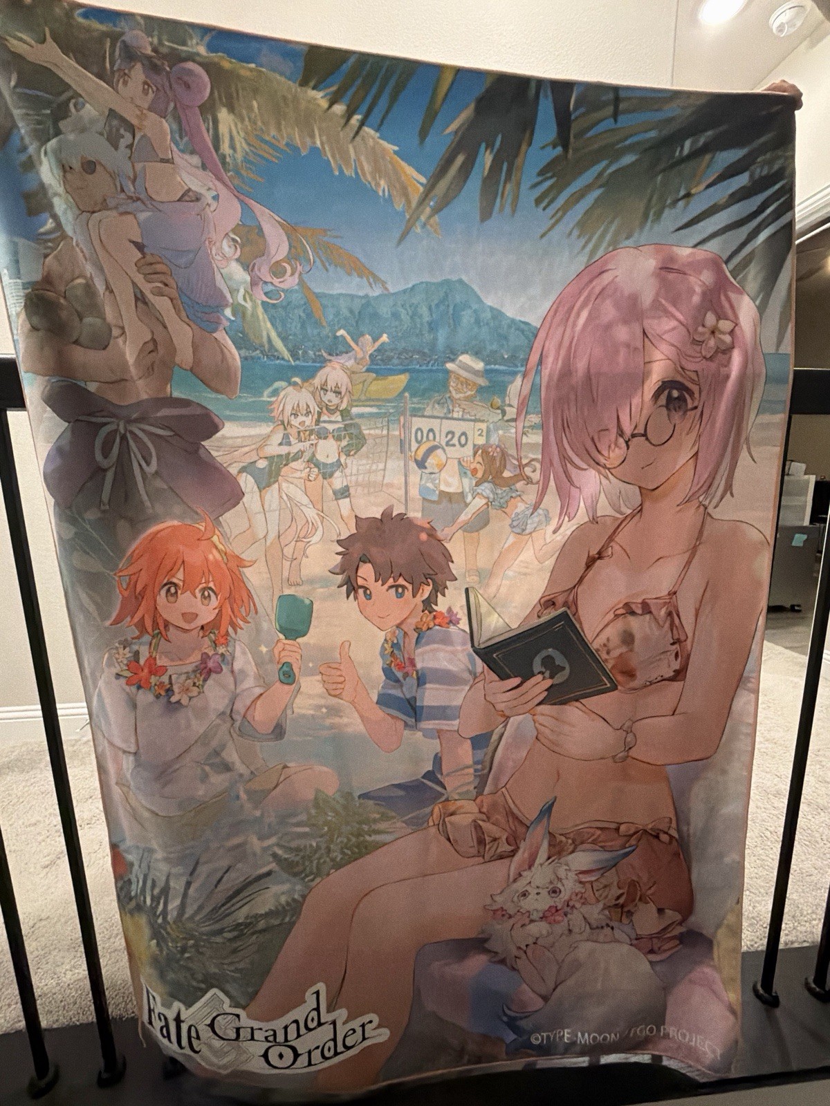 Fate/Grand Order FGO 8th Anniversary Official Summer Towel Japan Limited