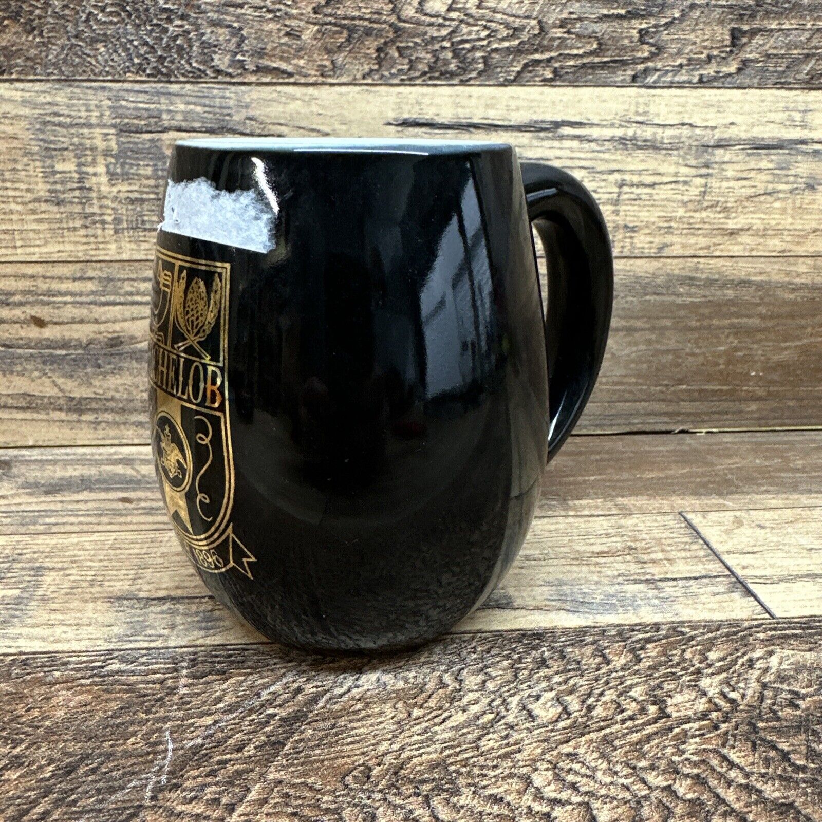 Vintage Michelob Beer Stein -  Mug by Ceramarte - Black “Since 1896” Mug EUC