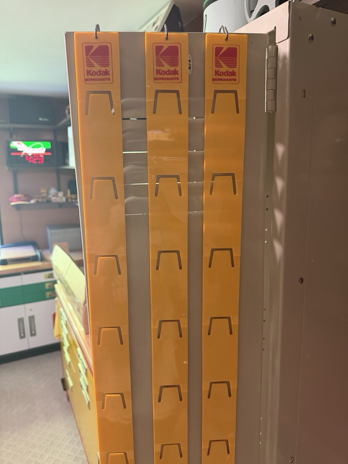 Kodak Products Store Display - Plastic Display Strip - Hanging