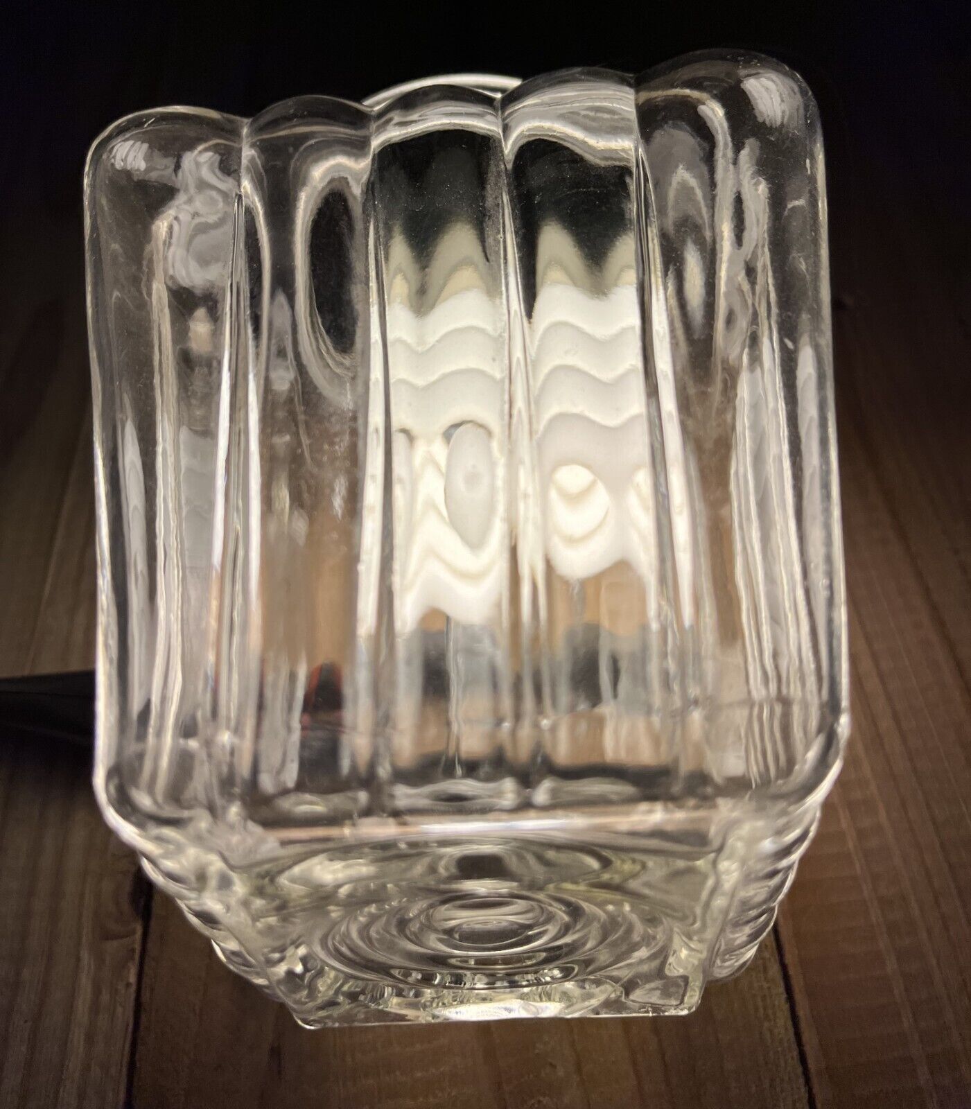 Vintage Light Globe Shade Glass Clear