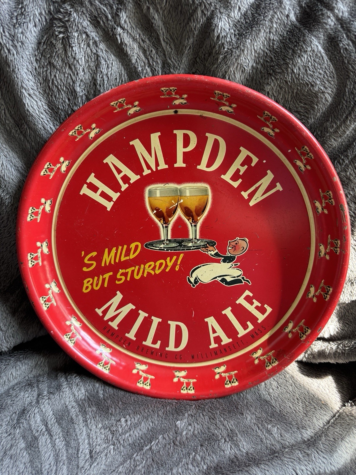 Hampden Brewing Mild Ale Red 13” tray