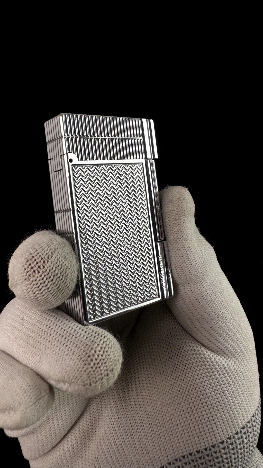 L2 New Gatsby Silver old fashined lighter with gift box